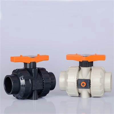 PPH True Union Ball Valve B'Sistema ta 'Lock Fiss